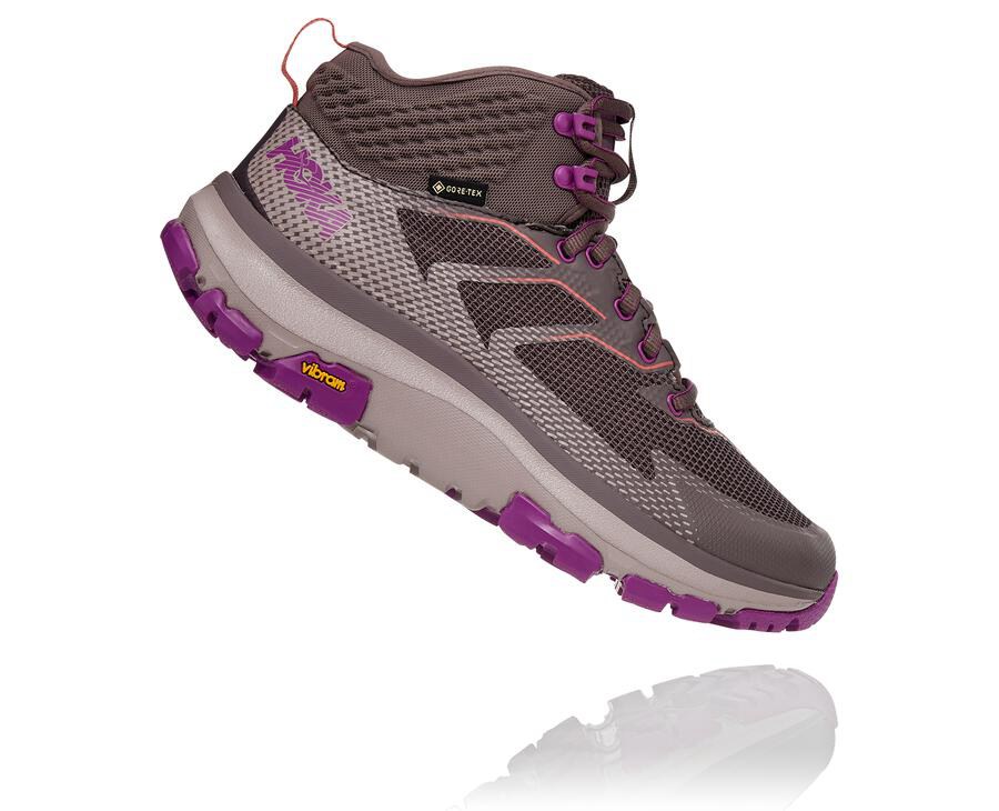 Hoka One One Hiking Boots Womens Purple - Toa GORE-TEX - 31047UQYF